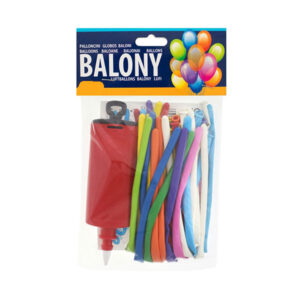 Zestaw Balonów Do Modelowania 20 Sztuk + Pompka + Instrukcje