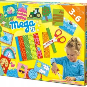 Zabawka Rozwojowa Już Umiem Wycinać – Zestaw Edukacyjny z Nożyczkami i 48 Arkuszami do Nauki Wycinania