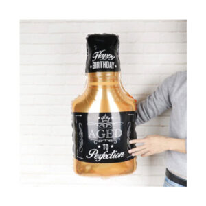 Balon Foliowy Butelka Whisky – 93 × 48 cm | Na hel lub powietrze