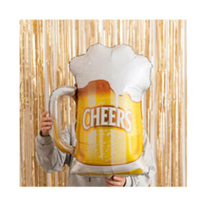 Balon Foliowy Kufel Piwa „Cheers” – 73 × 51 cm | Na hel lub powietrze