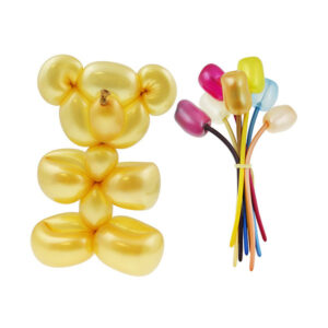 Balony do Modelowania Gemar 260 – METALICZNE Mix | 100 sztuk