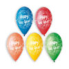 Balony z Nadrukiem Happy New Year – Kolorowa Dekoracja na Sylwestra i Nowy Rok (5 szt.)