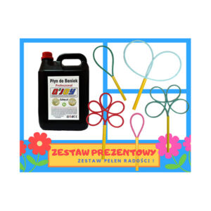 Zestaw Prezentowy Bańki Mydlane 5L + 5 Łapek