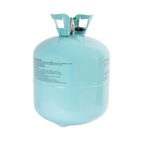 Butla z Helem Jednorazowa – Zestaw na 50 Balonów 9" + Balony i Wstążki