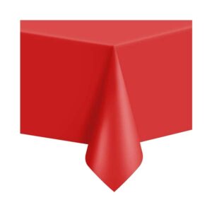 Obrus Świąteczny plastikowy plamoodporny – Czerwony 137 × 274 cm