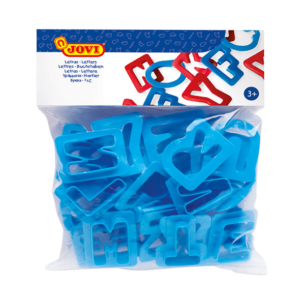 Foremki JOVI do Mas Plastycznych – Literki (26 szt.) | Nauka Alfabetu Przez Zabawę