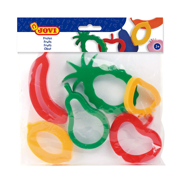 Foremki JOVI do Mas Plastycznych – Owoce (6 szt.) | Kreatywna Zabawa z Plasteliną i Ciastoliną