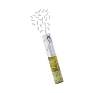 Konfetti Pneumatyczne – Srebrne Paski – 20 cm – Efektowna Dekoracja Sylwestrowa i Weselna