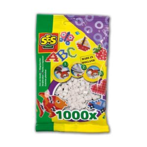 Koraliki do Prasowania – Białe – 1000 Koralików – Prasowanki z Koralików
