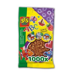 Koraliki do Prasowania – Brązowe – 1000 Koralików – Prasowanki z Koralików