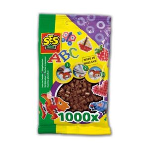 Koraliki do Prasowania – Ciemnobrązowe – 1000 Koralików – Prasowanki z Koralików