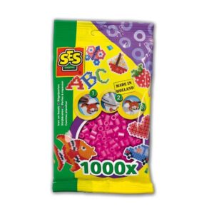 Koraliki do Prasowania – Ciemnoróżowe – 1000 Koralików – Prasowanki z Koralików