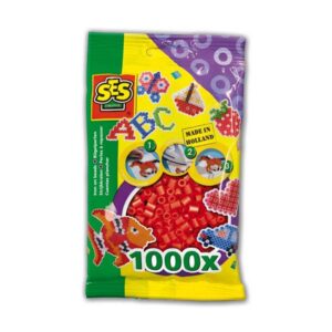 Koraliki do Prasowania – Czerwone – 1000 Koralików – Prasowanki z Koralików