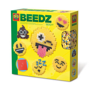 Koraliki do Prasowania Emotikony – Zestaw Kreatywny 1800 szt. z Podkładką (Prasowanki BEEDZ)