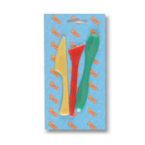 Nożyki Do Modelowania JOVI - 3 Sztuki – Do Plasteliny, Ciastoliny i Mas Plastycznych