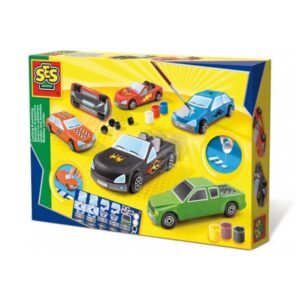 Zestaw do Odlewów Gipsowych 3D – Samochody | Zrób to Sam + Pomaluj (5+)
