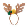 Opaska „Rogi Renifera” – Złota – Świąteczny Dodatek na Boże Narodzenie