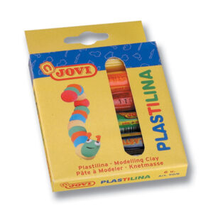 Plastelina JOVI – 6×14 g, 6 kolorów | Miękka, Nie Wysycha
