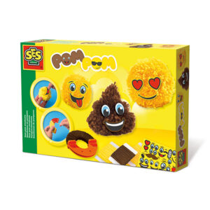 Zestaw Kreatywny Pom Pony Emotikony – Zrób Samodzielnie Sympatyczne Pompony z Włóczki