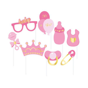 Rekwizyty do zdjęć „Girls Party” – 8 elementów – Sylwestrowa Fotobudka