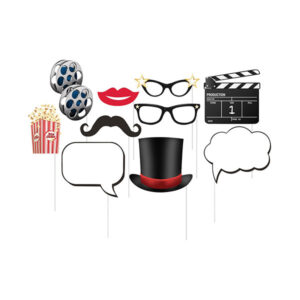 Rekwizyty do Zdjęć Hollywood – Zestaw Imprezowy na Sylwestra i Karnawał