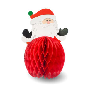 Rozeta Dekoracyjna „Mikołaj” – Ozdoba Świąteczna 25x17 cm - Idealny Upominek