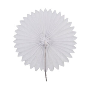 Rozeta Dekoracyjna Biała 25 cm – Papierowa Ozdoba na Święta i Przyjęcia