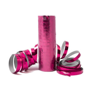 Różowa Holograficzna Serpentyna – Błyszcząca Dekoracja na Sylwestra i Karnawał