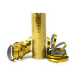 Złota Holograficzna Serpentyna – Błyszcząca Dekoracja na Sylwestra i Karnawał