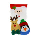 Skarpeta na Prezenty - Mikołaj z Reniferem