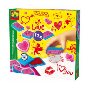 Pieczątki LOVE – Duży Zestaw Kreatywny dla Dzieci – Idealny do Pisania Listów i Walentynek