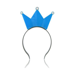 Niebieska Korona – Opaska Świecąca LED – Hit Imprezowy dla Dzieci i Dorosłych