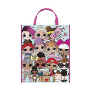 Torba Prezentowa LOL Surprise 30×33 cm – Plastikowa, Wytrzymała | Mikołajki i Prezenty Świąteczne