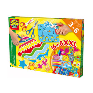 Zabawka Rozwojowa dla Dzieci – Uczę się Używać Nożyczek – Zestaw do Nauki Wycinania