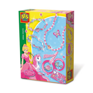 Zestaw do Robienia Biżuterii dla Dziewczynek - Brokatowe Marzenia – Kreatywny Zestaw Księżniczki