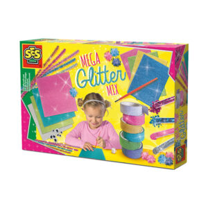 Brokatowy Mega Zestaw do Ozdabiania – Kreatywny Zestaw Plastyczny dla Dziewczynki