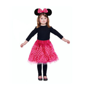 Strój Różowa Myszka - Spódniczka i Opaska z Uszkami – Kostium dla Dzieci