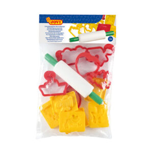 Zestaw Kreatywny JOVI – Foremki i Wałek Do Ciastoliny, Plasteliny i Mas Plastycznych