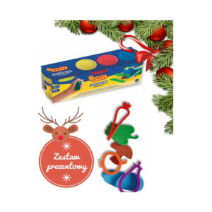 Gotowy Zestaw Prezentowy – Foremki Warzywa i Ciastoplastolina – Opakowanie Świąteczne Gratis