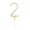 Zimne Ognie Cyfra „2” – Złota, 17 cm
