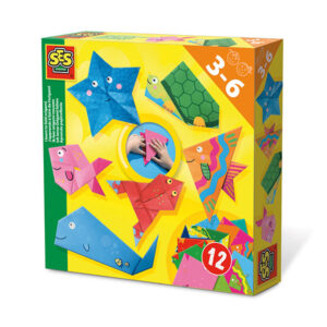 Origami Zwierzątka – Zestaw Prezentowy dla Dzieci (12 Kartek + Instrukcja) – Kreatywna Zabawa i Nauka