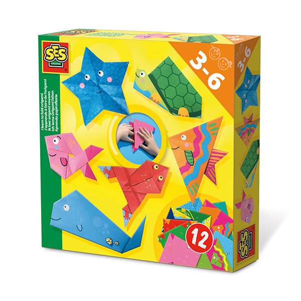 Origami Zwierzątka – Zestaw Prezentowy dla Dzieci (12 Kartek + Instrukcja) – Kreatywna Zabawa i Nauka